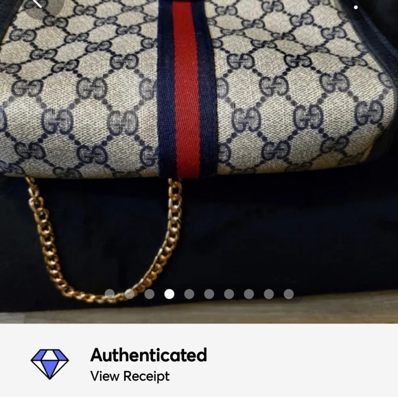 ***Sold Via Mercari*** Authentic Gucci Sherry Line & Dustbag - Picture 9 of 16